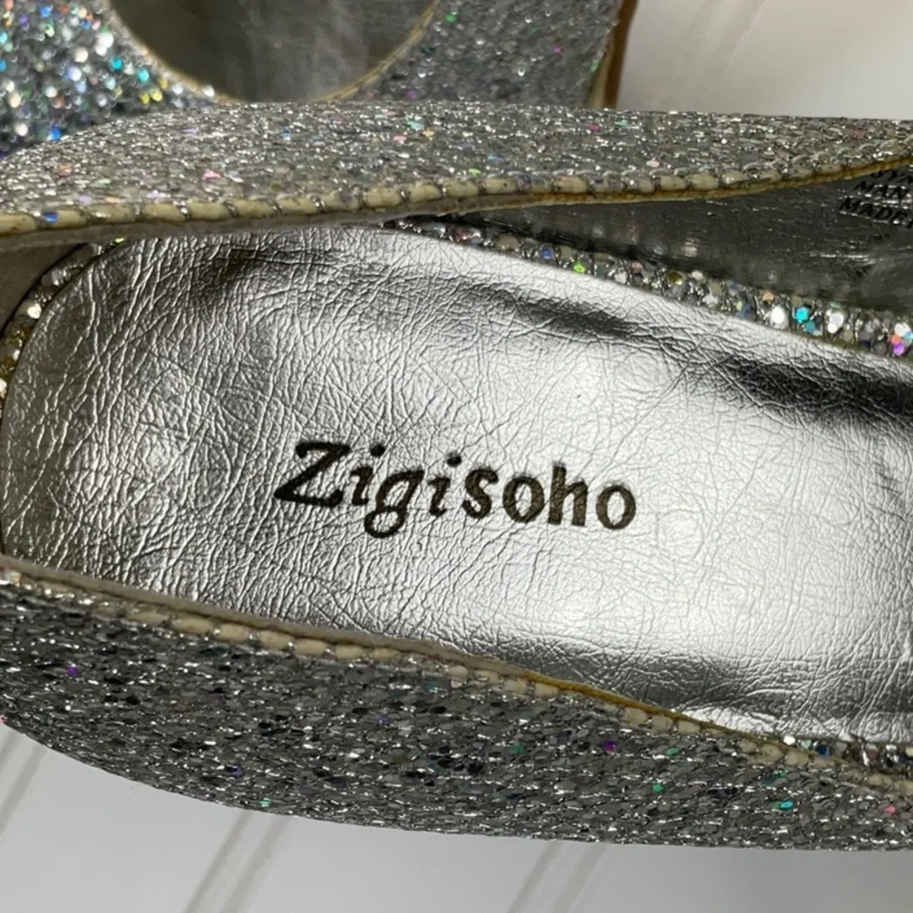 ZIGI SOHO Shoes Glitter Platform High Heel Pumps. Staple 7 1/2